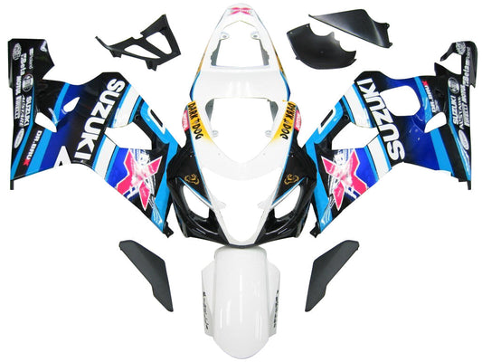 Carene 2004-2005 Suzuki GSXR 600 750 Bianco Blu Brux GSXR Generico