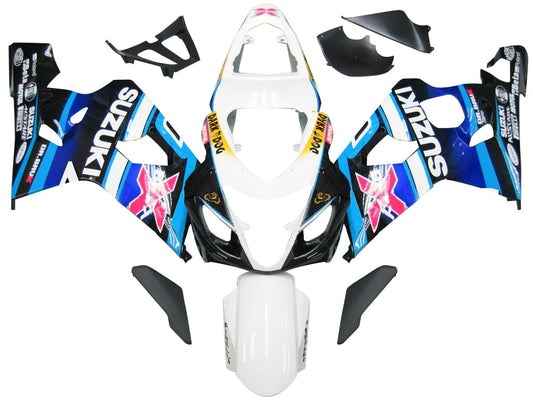 Carene 2004-2005 Suzuki GSXR 600 750 Bianco Blu Brux GSXR Racing Generico