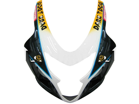 Carene 2004-2005 Suzuki GSXR 600 750 Bianco Blu Brux GSXR Racing Generico