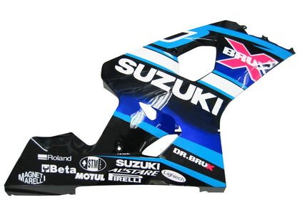 Carene 2004-2005 Suzuki GSXR 600 750 Bianco Blu Brux GSXR Racing Generico