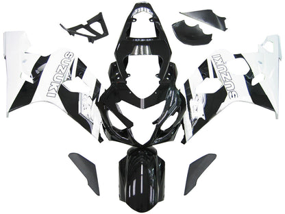 Carene 2004-2005 Suzuki GSXR 600 750 Nero Bianco Suzuki GSXR Generico