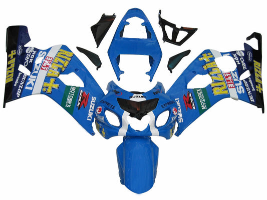 Carene 2004-2005 Suzuki GSXR 600 750 Blu Rizla GSXR Racing Generico