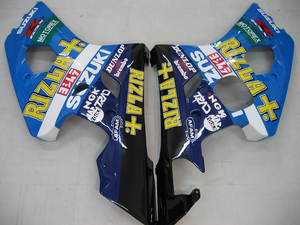 Carene 2004-2005 Suzuki GSXR 600 750 Blu Rizla GSXR Racing Generico