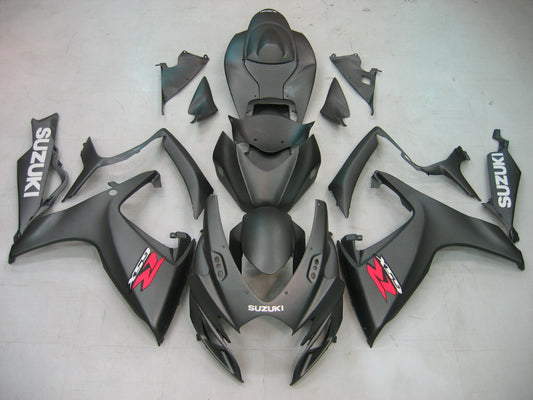 Amotopart 2006-2007 GSXR600750 SUZUKI CLADDING BLACK KIT