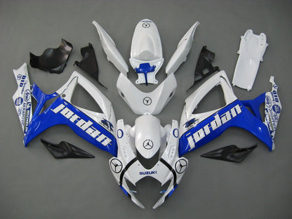 Amotopart 2006-2007 Suzuki GSXR600750 Clearing White & Blue Kit