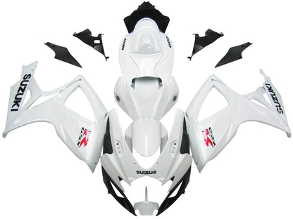 Carene 2006-2007 Suzuki GSXR 600 750 Bianco GSXR Racing Generico
