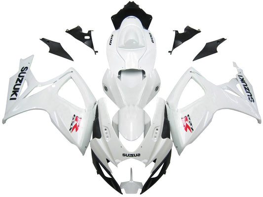 Carene 2006-2007 Suzuki GSXR 600 750 Bianco GSXR Racing Generico