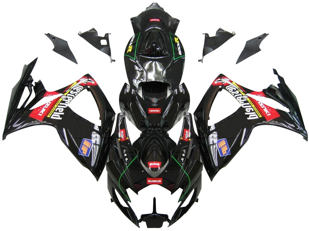 Carene 2006-2007 Suzuki GSXR 600 750 Nero Chesterfield Suzuki Racing Generico