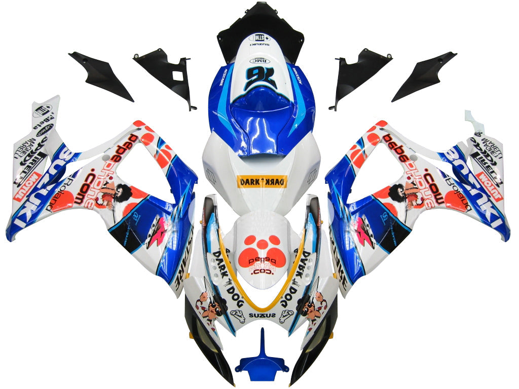 Generic Fit For Suzuki GSXR 600/750 (2006-2007) Bodywork Fairing ABS Injection Molded Plastics Set 30 Style