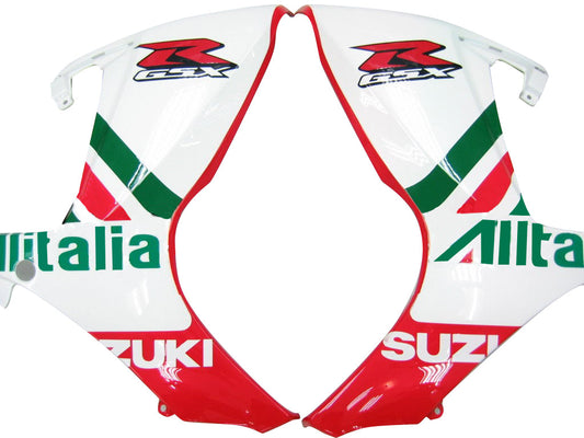 Carene 2006-2007 Suzuki GSXR 600 750 Bianco Rosso Verde Alitalia Racing Generico