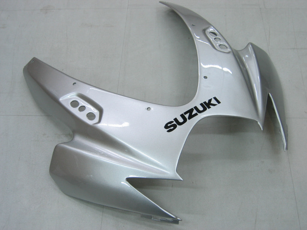 Carene 2006-2007 Suzuki GSXR 600 750 Silver &amp; Black GSXR Racing Generico
