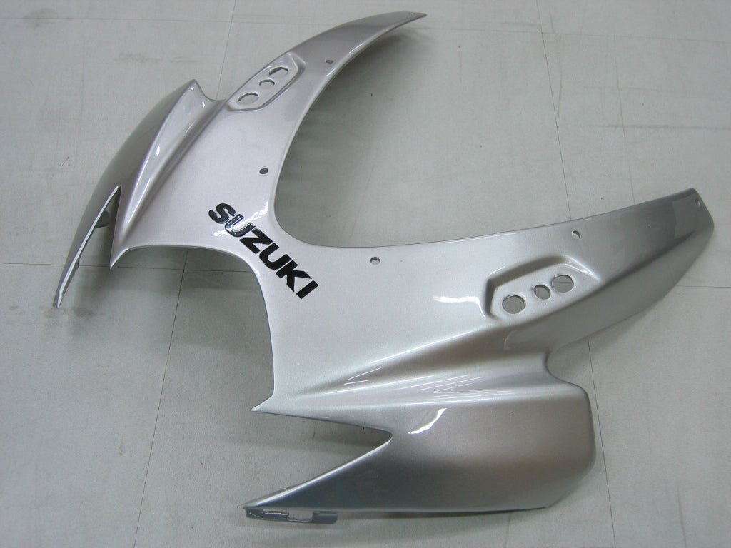 Carene 2006-2007 Suzuki GSXR 600 750 Silver &amp; Black GSXR Generico