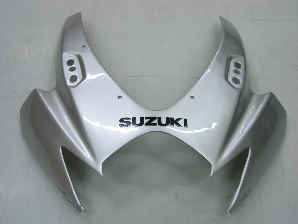 Carene 2006-2007 Suzuki GSXR 600 750 Silver &amp; Black GSXR Racing Generico
