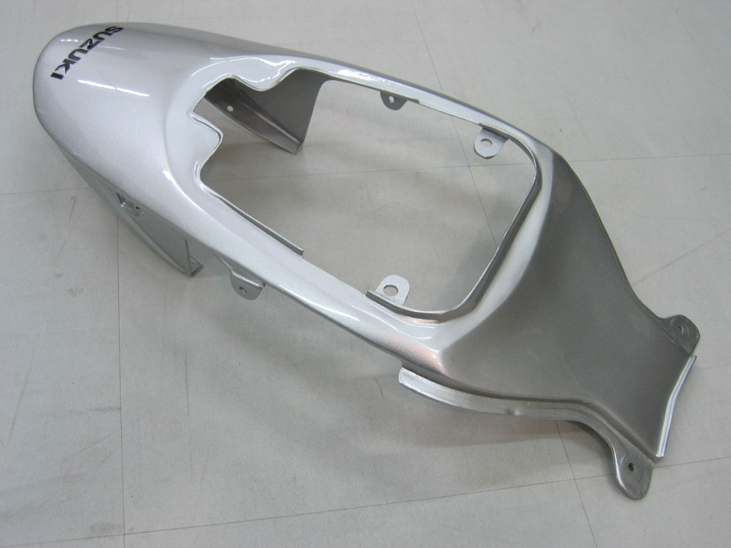 Carene 2006-2007 Suzuki GSXR 600 750 Silver &amp; Black GSXR Racing Generico