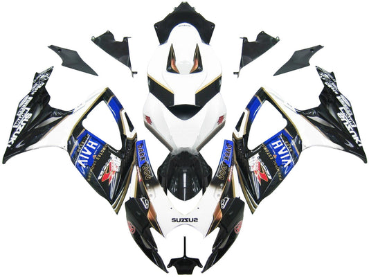 Carene 2006-2007 Suzuki GSXR 600 750 Black Blur Viru Beer Racing Generico