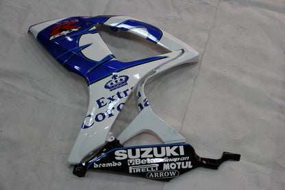 Carene 2006-2007 Suzuki GSXR 600 750 Bianco Blu Corona Racing Generico