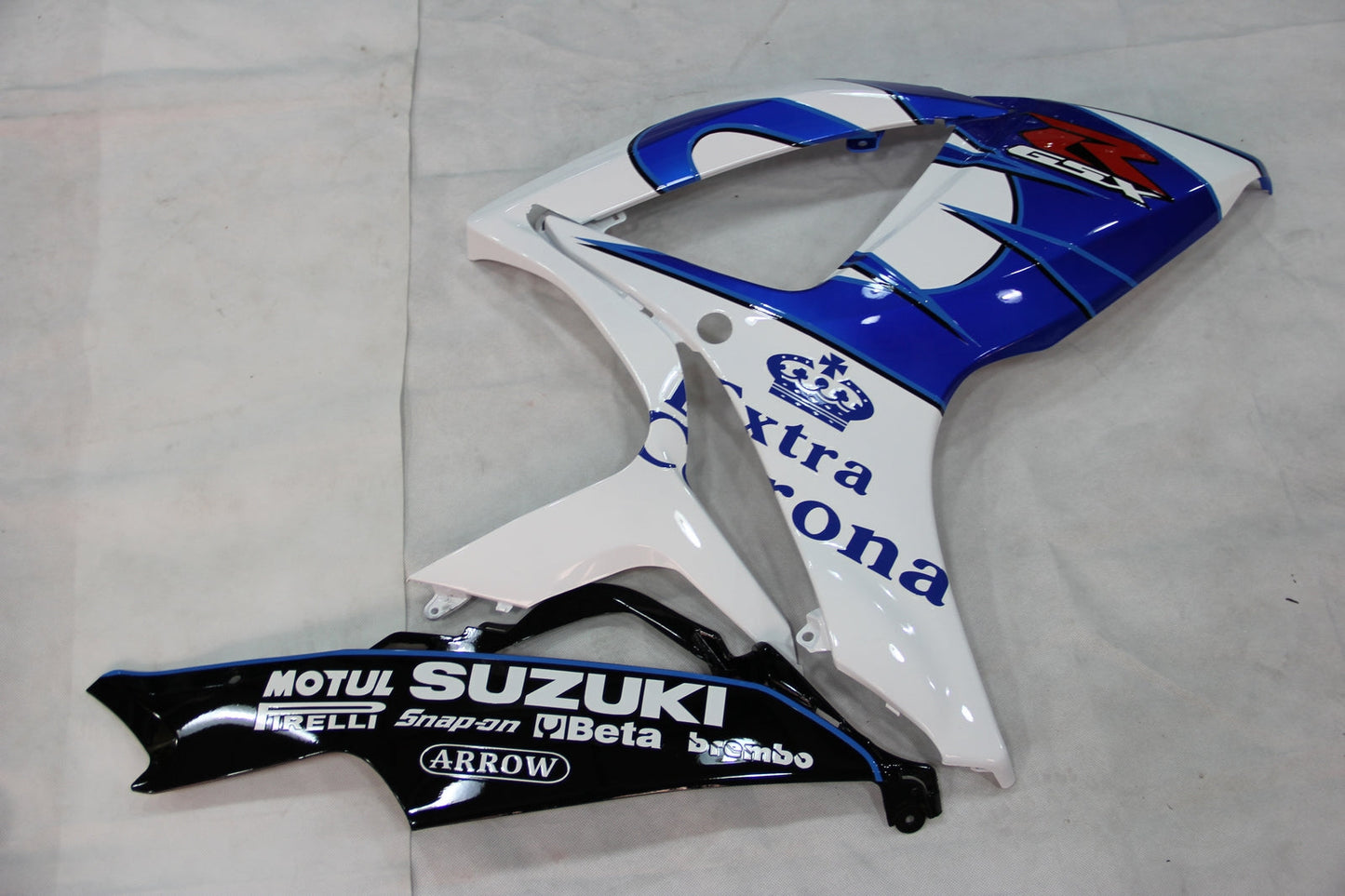 Carene 2006-2007 Suzuki GSXR 600 750 Bianco Blu Corona Generico