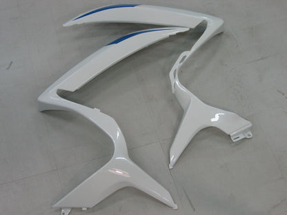 Amotopart 2006-2007 GSXR600750 Suzuki Cladding Blue & White Kit