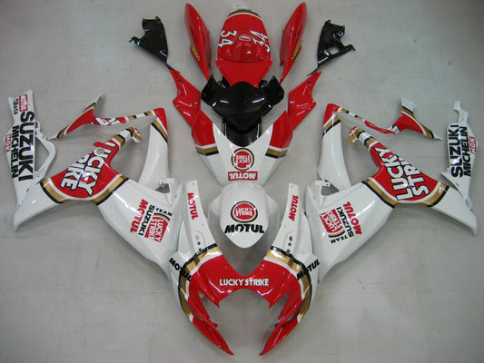 Carene 2006-2007 Suzuki GSXR 600 750 Bianco Rosso Lucky Strike Generico