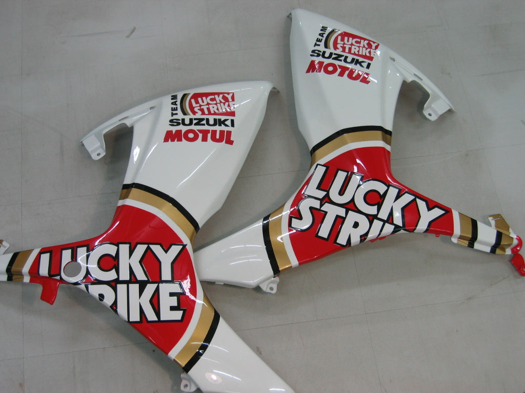 Carene 2006-2007 Suzuki GSXR 600 750 Bianco Rosso Lucky Strike Generico