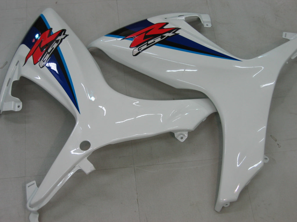 Amotopart 2006-2007 GSXR600750 Suzuki Cladding White? E kit blu