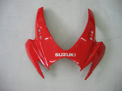 Amotopart 2006-2007 GSXR600750 Suzuki Cladding White? e kit rosso