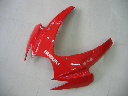 Amotopart 2006-2007 GSXR600750 Suzuki Cladding White? e kit rosso