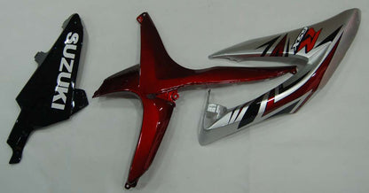Carene 2008-2010 Suzuki GSXR 600 750 Argento Rosso GSXR Racing Generico