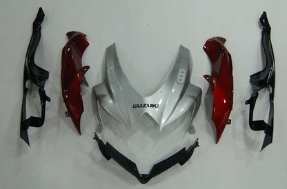 Carene 2008-2010 Suzuki GSXR 600 750 Argento Rosso GSXR Generico