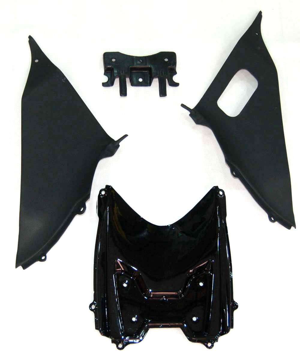 Carene 2008-2010 Suzuki GSXR 600 750 Black &amp; Green Flame GSXR Racing Generico