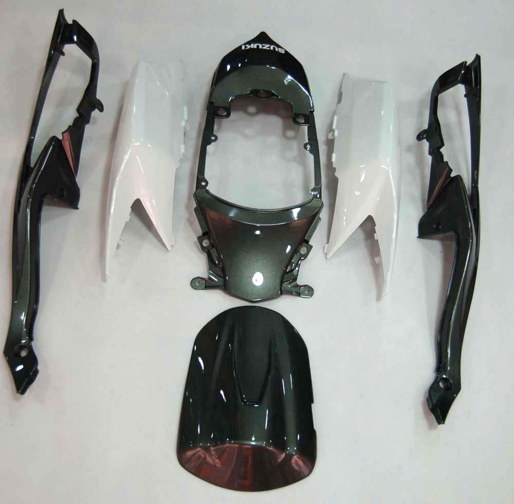 Carene 2008-2010 Suzuki GSXR 600 750 Bianco &amp; Argento GSXR Generico