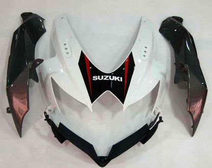 Carene 2008-2010 Suzuki GSXR 600 750 Bianco &amp; Argento GSXR Generico