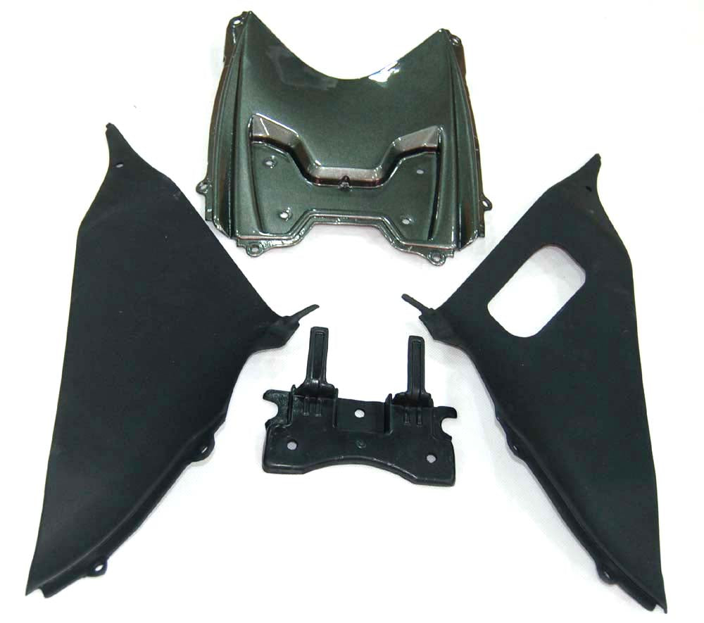 Carene 2008-2010 Suzuki GSXR 600 750 Bianco &amp; Argento GSXR Racing Generico