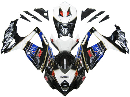 Carene 2008-2010 Suzuki GSXR 600 750 Nero Bianco Suzuki Racing Generico