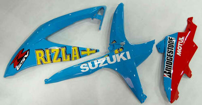 Carene 2008-2010 Suzuki GSXR 600 750 Blu Giallo Rizla Generico