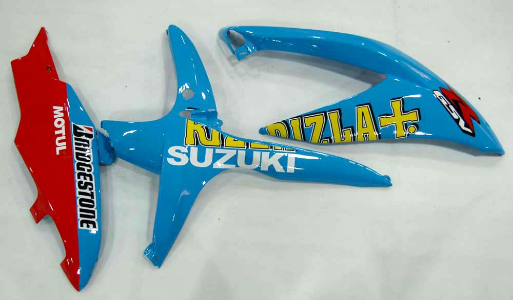 Carene 2008-2010 Suzuki GSXR 600 750 Blu Giallo Rizla Generico