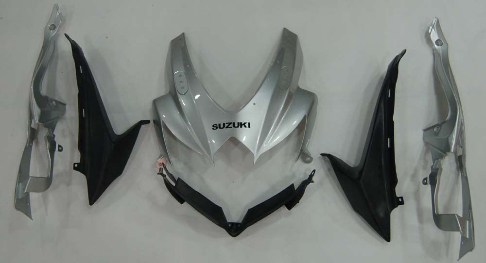 Carene 2008-2010 Suzuki GSXR 600 750 Argento Nero GSXR Generico