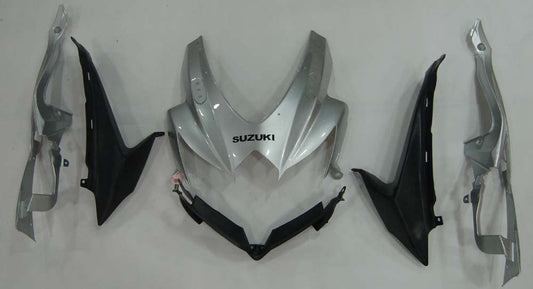 Carene 2008-2010 Suzuki GSXR 600 750 Argento Nero GSXR Racing Generico