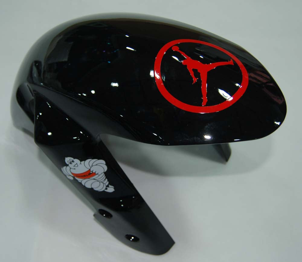 Carene 2008-2010 Suzuki GSXR 600 750 Nero Argento Jordan Racing Generico