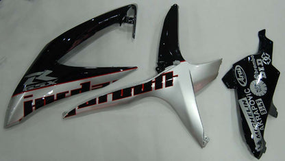 Carene 2008-2010 Suzuki GSXR 600 750 Nero Argento Jordan Racing Generico