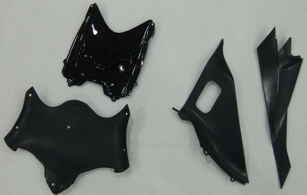 Carene 2008-2010 Suzuki GSXR 600 750 Nero Argento Jordan Generic