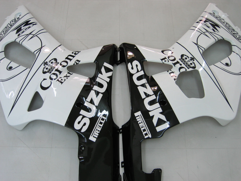 Carene 2001-2003 Suzuki GSXR 750 Bianco Nero Alstare Corona Generico