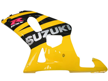 Carene 2001-2003 Suzuki GSXR 750 Giallo &amp; Nero GSXR Racing Generico
