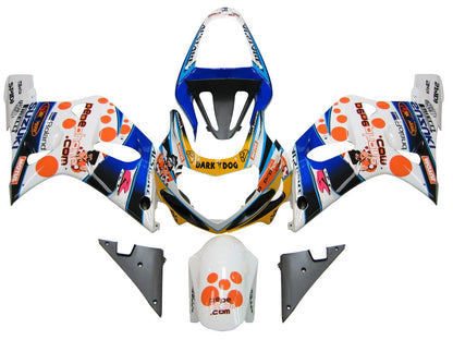 Carene 2001-2003 Suzuki GSXR 750 Multi-Color pepephone Racing Generico