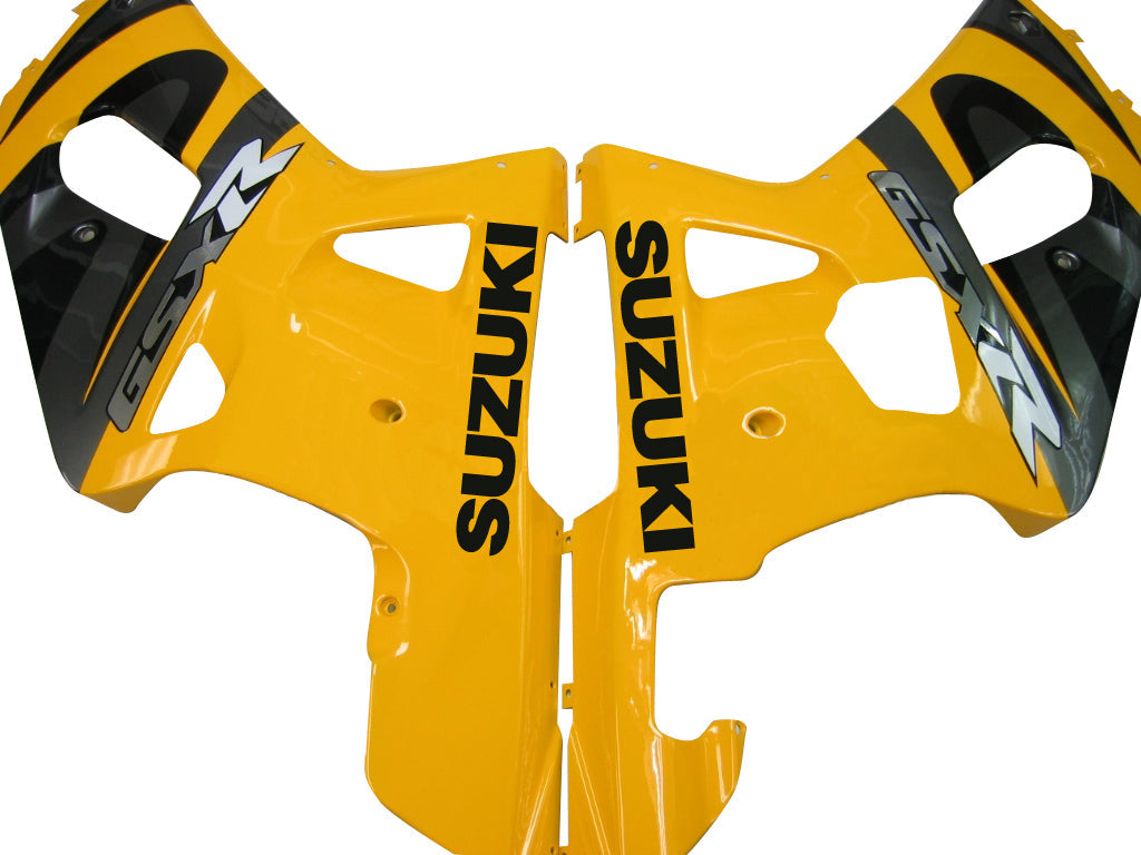 For GSXR750 2000-2003 Bodywork Fairing Yellow ABS Injection Molded Plastics Set