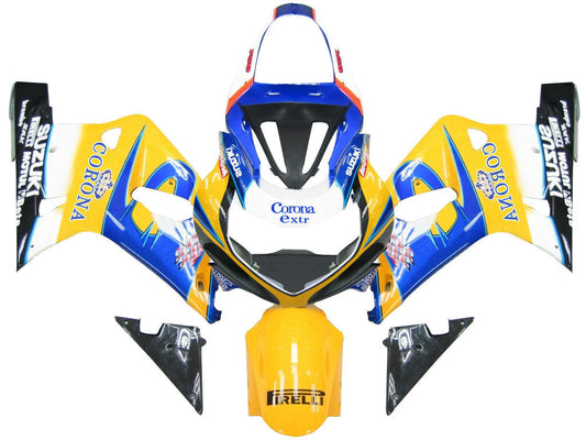 Carene 2001-2003 Suzuki GSXR 750 Giallo &amp; Blu Corona GSXR Generico