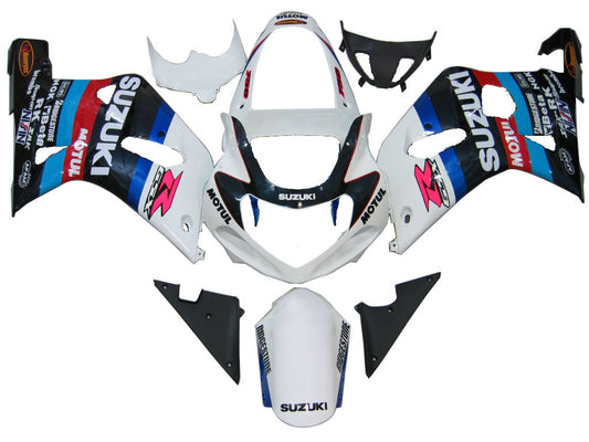 Amotopart 2001-2003 Suzuki GSXR750 Kit multi bianco