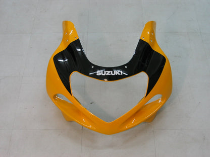 For GSXR750 2000-2003 Bodywork Fairing Yellow ABS Injection Molded Plastics Set