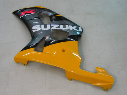 Amotopart 2001-2003 Suzuki GSXR750 Casting Yellow & Grey Kit