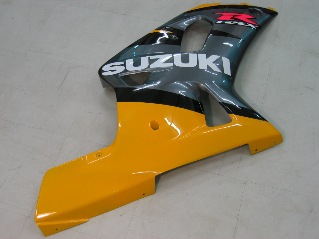 Amotopart 2001-2003 Suzuki GSXR750 Casting Yellow & Grey Kit